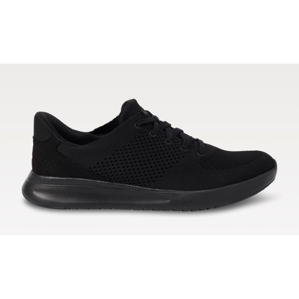 Kizik Lima Hands-Free Sneakers Womens 9.5 Mens 8 Black Knit Hands Free Adaptivre